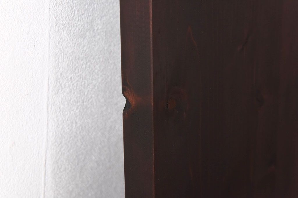 ラフジュ工房オリジナル ディスプレイに活躍する薄型アイアンラック【中】(陳列棚、飾り棚)(1)